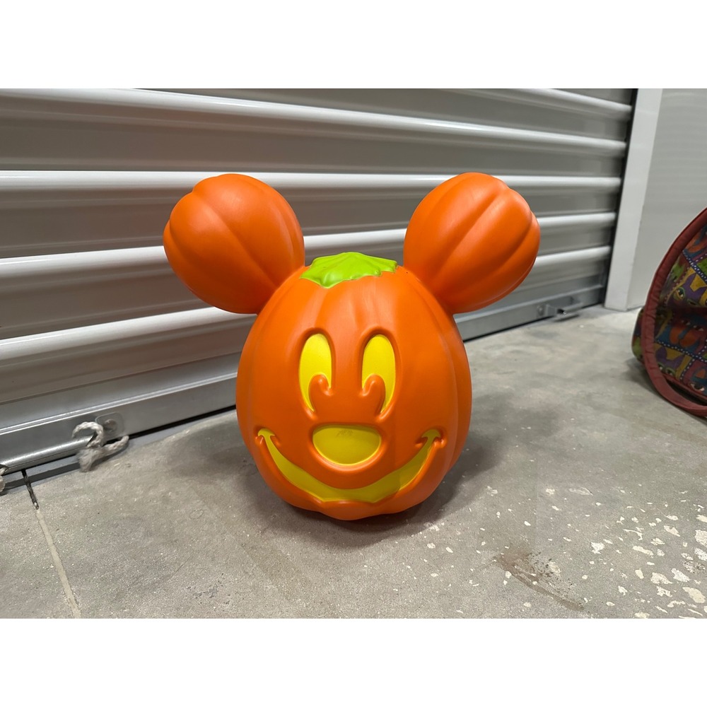 Disney Mickey Mouse Halloween Light Up Jack-o-Lantern Pumpkin Decor FAC-091269